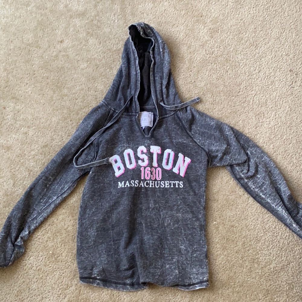 🤍Boston hoodie flannel🤍